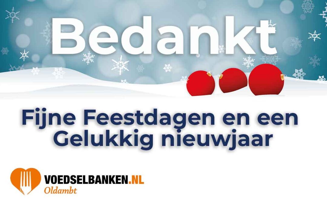 Bedankt